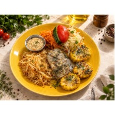 СТЕЙК ИЗ ГОВЯЖЬЕГО ЯЗЫКА С КАРТОФЕЛЕМ ПАЙ